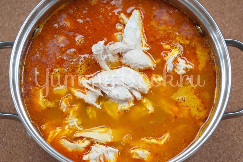 Куриный суп карри - шаг 6