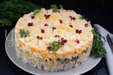 Салат "Ананасовый букет" - шаг 9
