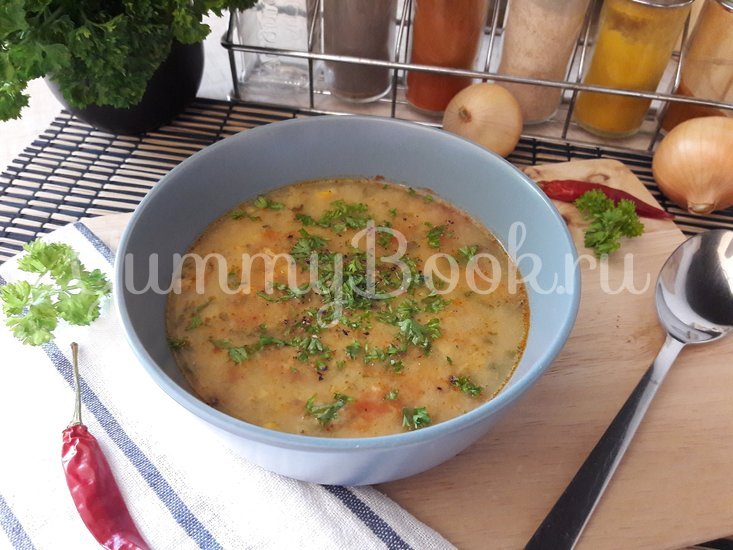 Сливочный чечевичный суп с кукурузой - шаг 15