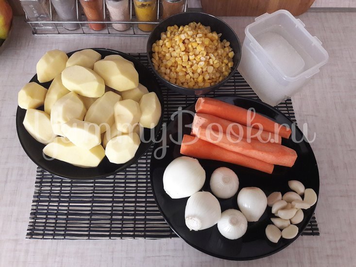 Сливочный картофельно-кукурузный суп - шаг 1