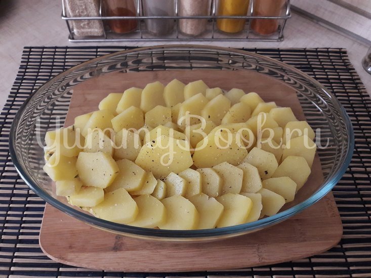 Запеканка из картофеля и кабачка со сливочным соусом - шаг 12