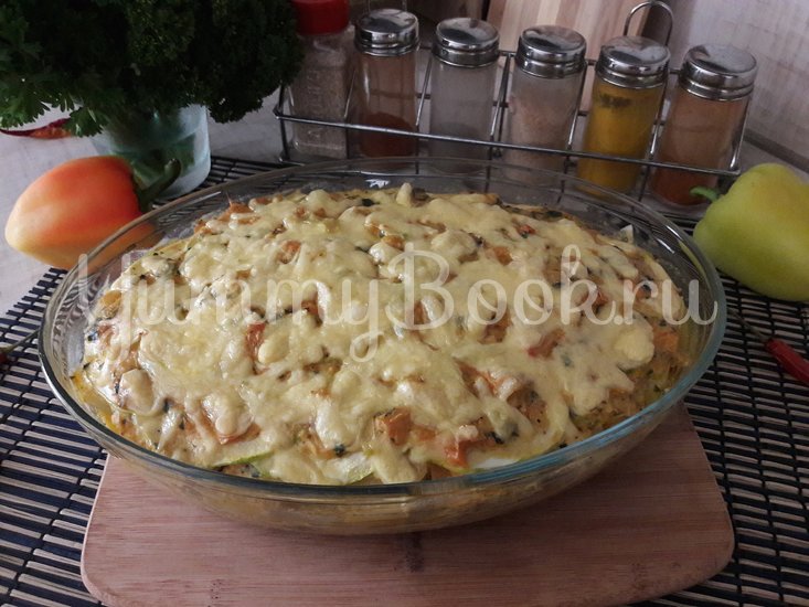 Запеканка из картофеля и кабачка со сливочным соусом - шаг 19