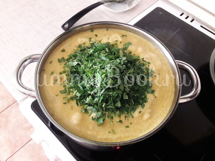 Овощной суп-пюре с куриным филе и болгарскими перцами - шаг 14