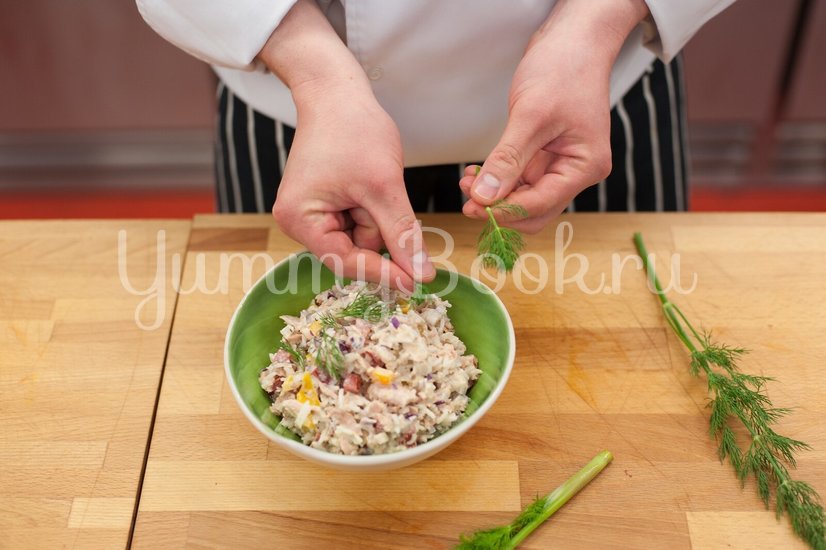 Салат с рисом и тунцом - шаг 4