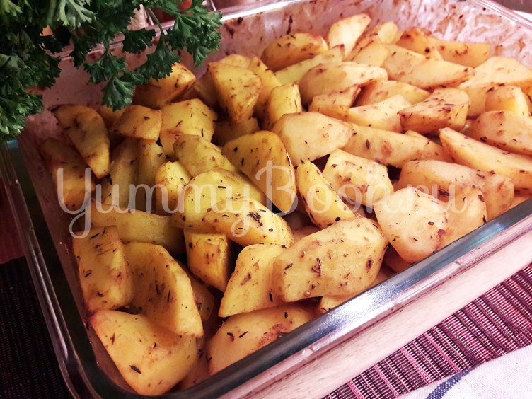 Запечённый картофель в горчично-чесночном соусе - шаг 8