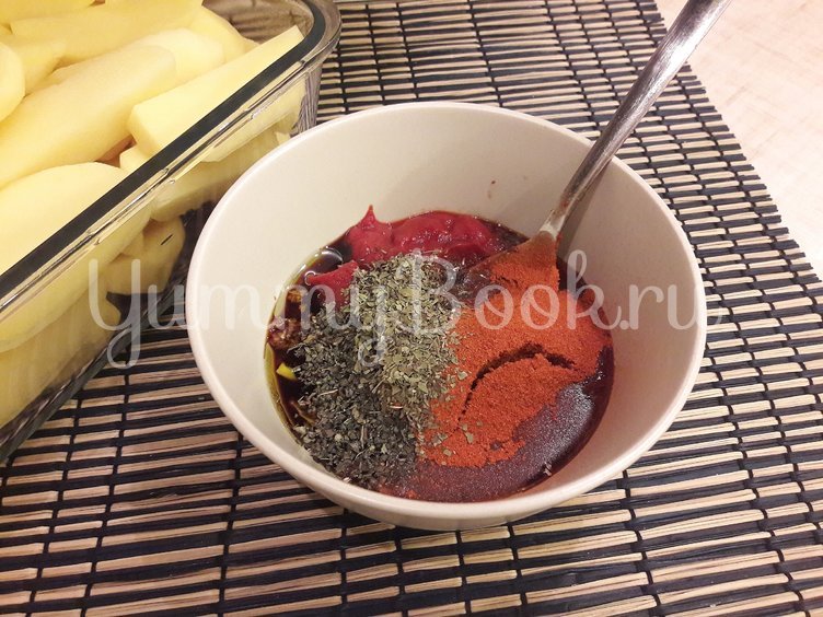 Запечённый картофель в томатно-соевом соусе - шаг 4
